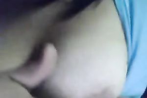 Slutty webcam brunette hair sucked sugar-plum and flashed her boobies