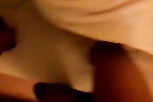 That chick made her boyfriend await outside during the time that I was fucking her hard