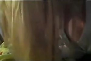 Just my cute blond pick up wife eating cum after precious head