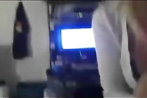 Just my cute blond pick up wife eating cum after precious head