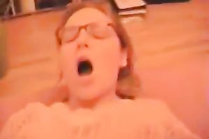 Nerdy obese coed keeps moaning whilst I fuck her missionary style