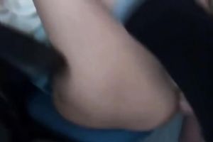 Dark haired blue eyed dilettante nympho was blowing my buddy's subrigid dong