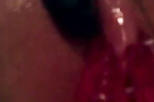 My perverted GF likes flashing and teasing her pink wet crack in close-up vid