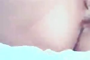 Playing with my concupiscent soaked vagina on cam until I begin grooling