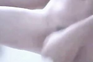 Mysterious Vietnamese web camera honey pets her curly love tunnel with sex toy