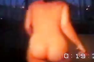 My perverted and lustful math teacher with chunky butt dildoing