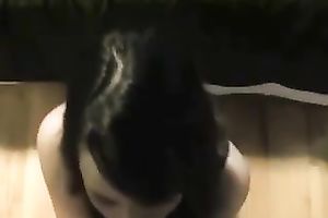 After hard missionary and admirable ride on top lusty brunette hair gave my buddy good BJ