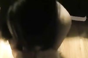 After hard missionary and admirable ride on top lusty brunette hair gave my buddy good BJ