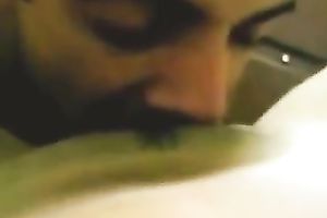 I please my pretty girlfriend with some fur pie licking