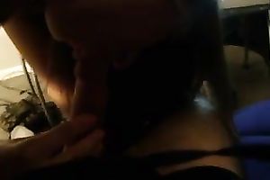 Sexy brunette hair gal from college sucks my cock truly worthwhile