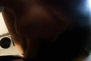 Sexy brunette hair gal from college sucks my cock truly worthwhile