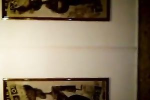 Brunette paramour in red pants lets me fuck her wet crack from behind