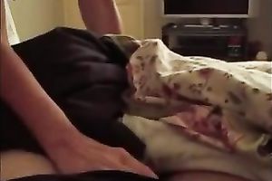 Curly horny amateur nympho provides my rock hard knob with a fellatio