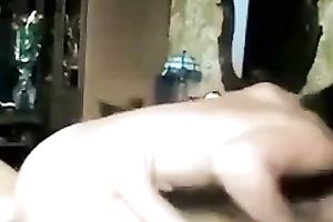 Pallid buxom girlfriend of my buddy is fond of riding his prick