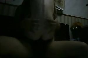 Adorable Asian girlfriend rides me on the daybed in the black