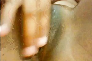 Awesome Colombian cunt all bald and clean for masturbation