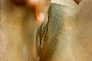 Awesome Colombian cunt all bald and clean for masturbation