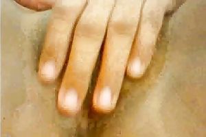 Awesome Colombian cunt all bald and clean for masturbation