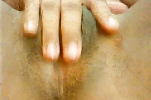 Awesome Colombian cunt all bald and clean for masturbation