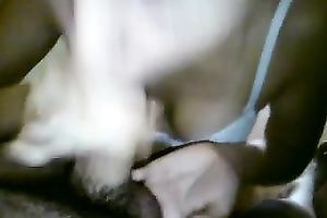 Horny mulatto chick takes big weenie in her throat and splits the jizz