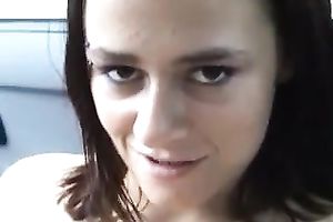 She sucked my jock and looked at me as if challenging