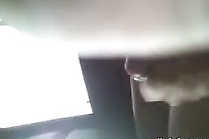 Plump busty Indian hooker jacks off my friend's schlong in car