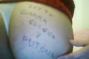 Just a latin chick bootylicious wench being a doxy on the cam