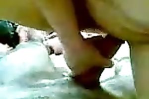 My chunky Arab white bitch sucks my shlong and I push her hard