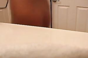 Naughty all undressed and lusty gal Kate leaves the shower and acquires caught on livecam