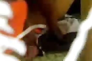 Asian floozy receives drilled by her 2 allies on the floor