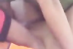 Asian floozy receives drilled by her 2 allies on the floor