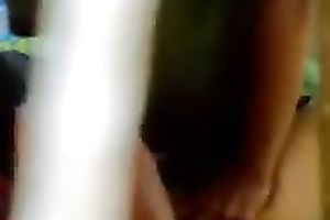 Asian floozy receives drilled by her 2 allies on the floor