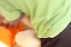 Asian floozy receives drilled by her 2 allies on the floor