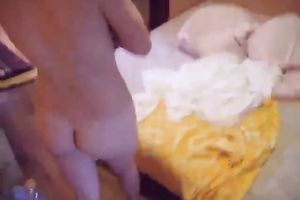 She sucked my soaked 10-Pounder and I fucked her slit missionary style