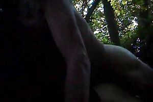 Rough and ribald anal fuck with my GF in the woods