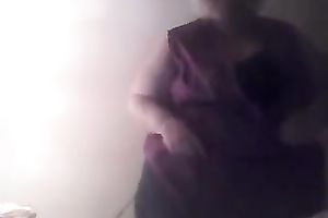 Chubby whorish housewife with chubby butt exposed me a bit of her massive body