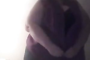 Chubby whorish housewife with chubby butt exposed me a bit of her massive body