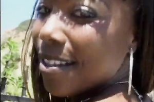 Getting her soaked love tunnel licked and drilled by a dark lascivious male