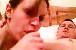 My rod starving girl strokes and blows my thick palpitating schlong