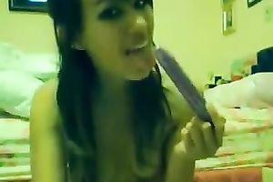 I am a lewd Asian charmer who can't live without masturbating on web camera