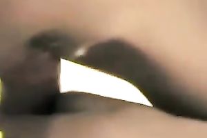 Ardent wild and emotional dark brown gal of my buddy jumps on his prick