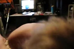 Cock longing blond housewife is treated on POV homemade movie