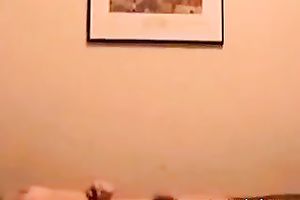 Dude can't live without filming his redhead skinny girlfriend at home