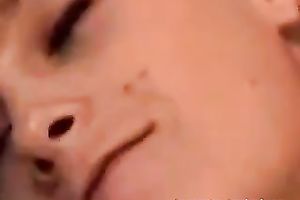 Dude can't live without filming his redhead skinny girlfriend at home