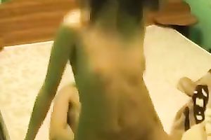 Skinny chick engulfing my schlong deepthroat after steamy reverse cowgirl fuck