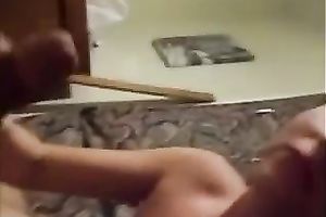 I just love riding my husband's rigid cock in cowgirl position