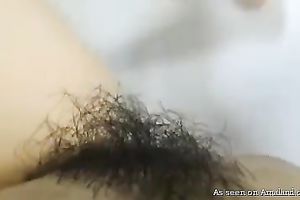 Cute and hawt couple of legal age teenager lesbo women playing in the ottoman