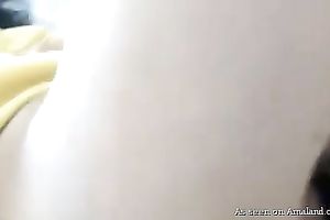 Cute and hawt couple of legal age teenager lesbo women playing in the ottoman