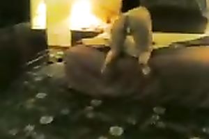 Arab prostitute with mesmerizing chubby arse dances for me