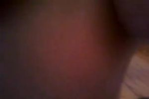 My hot large bottomed dark brown dirty slut wife rides my unbending bushy cock